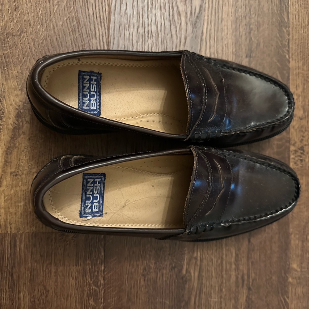 Nunn Bush Cordovan Leather Loafers